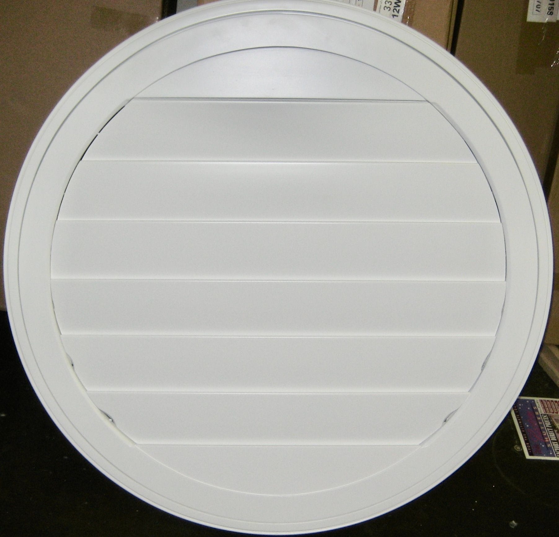 Close Circle Shape Window Shutter