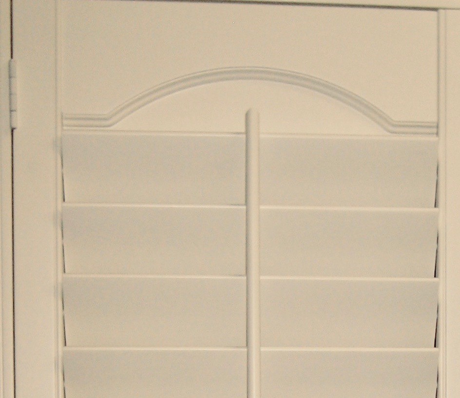 White Close Square Window Shutter