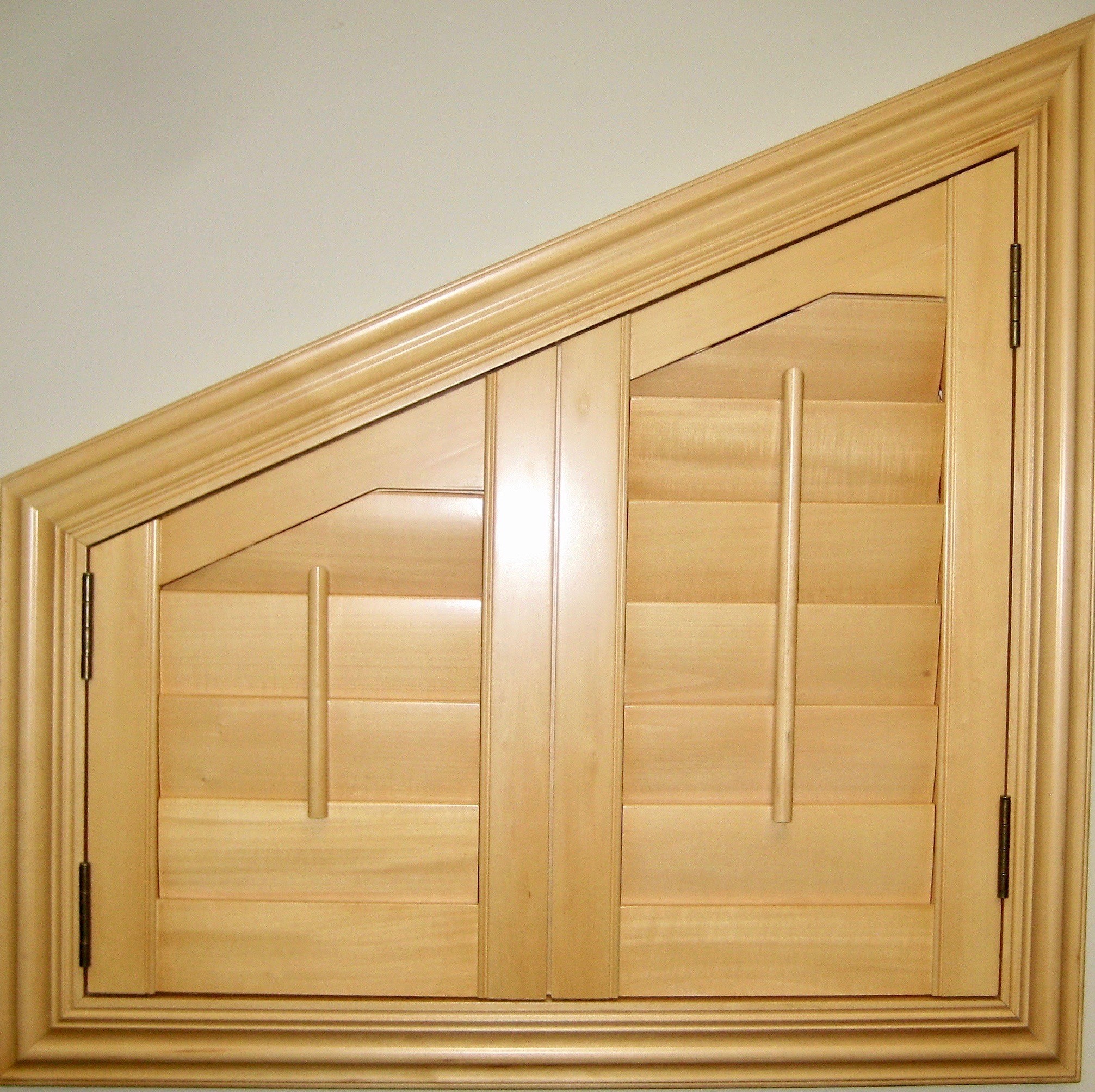 Light Brown Sloped Window Shutter